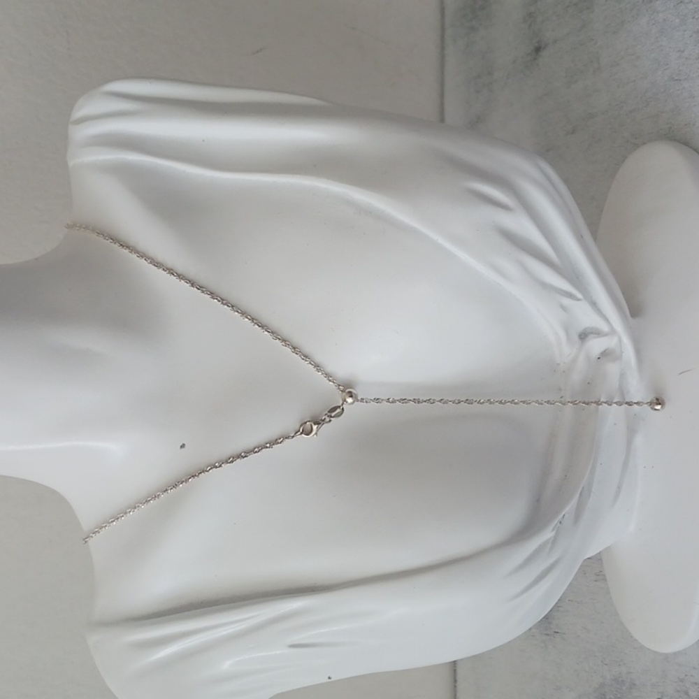 Mia Fiore Dyadema Sterling Silver 925 Twisted Adjust Necklace Up to 24" long